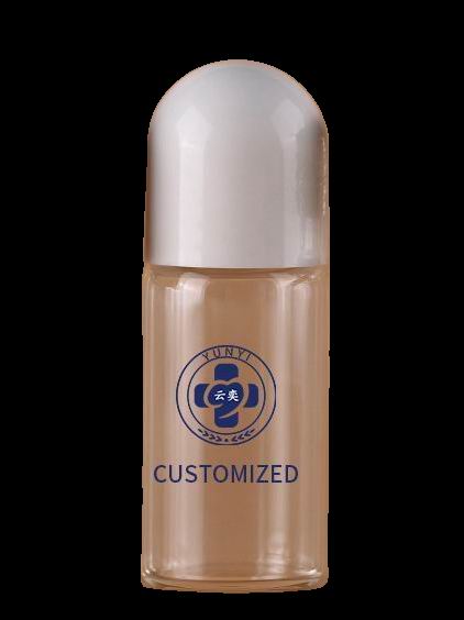 customized 3ml glass vials freeze drying powder vials inner plug 00